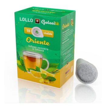 Tirpios arbatos kapsulės Lollo Oriente Ginger with Lemon, 18 vnt., su imbiero ir citrinos natomis – dizaino studija follow11.lt – Jovita Bingelytė