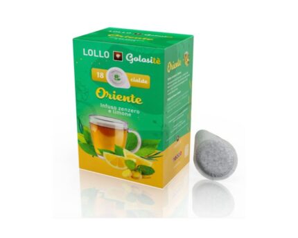 Tirpios arbatos kapsulės Lollo Oriente Ginger with Lemon, 18 vnt., su imbiero ir citrinos natomis – dizaino studija follow11.lt – Jovita Bingelytė