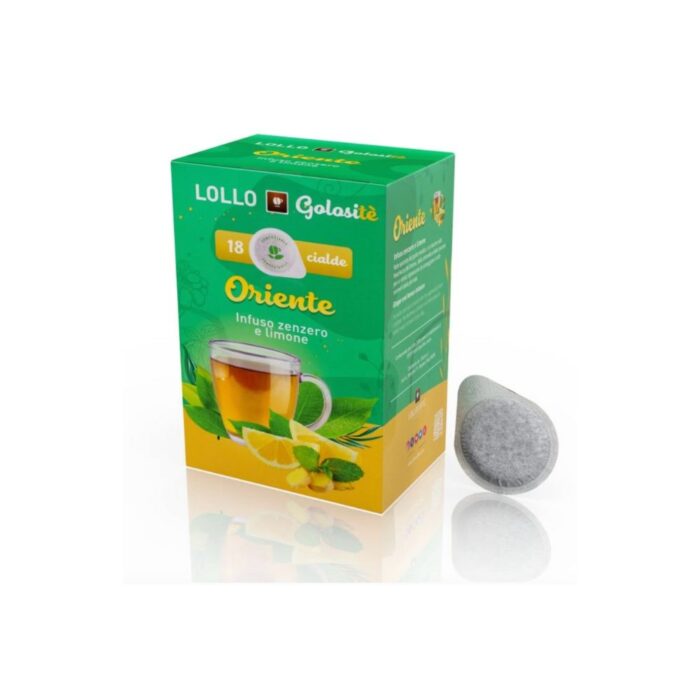 Tirpios arbatos kapsulės Lollo Oriente Ginger with Lemon, 18 vnt., su imbiero ir citrinos natomis – dizaino studija follow11.lt – Jovita Bingelytė