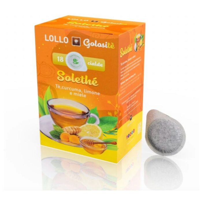 Tirpios žolelių arbatos kapsulės Lollo Turmeric Lemon and Honey, 18 vnt., E.S.E. tipo aparatams – dizaino studija follow11.lt – Jovita Bingelytė