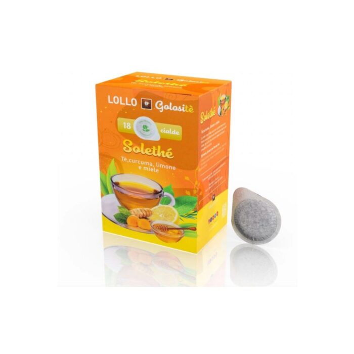 Tirpios žolelių arbatos kapsulės Lollo Turmeric Lemon and Honey, 18 vnt., E.S.E. tipo aparatams – dizaino studija follow11.lt – Jovita Bingelytė