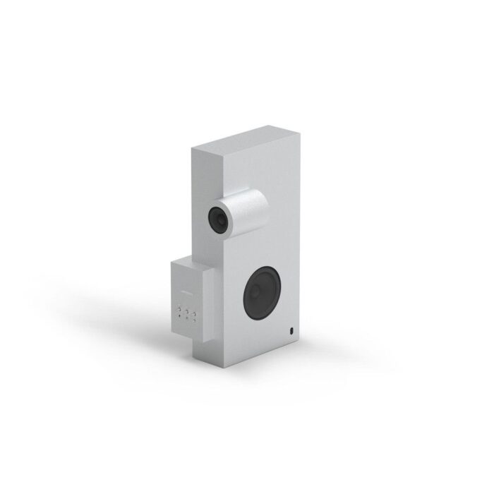Garso kolonėlė Brutalist Speaker – dizaino studija follow11.lt – Jovita Bingelytė
