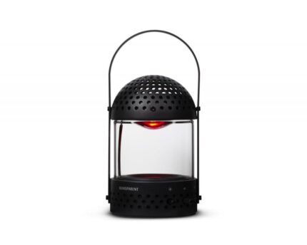 Garso kolonėlė Small Transparent Speaker – priekis – dizaino studija follow11.lt – Jovita Bingelytė