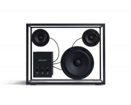 Garso kolonėlė Transparent Speaker : dizaino studija follow11.lt – Jovita Bingelytė