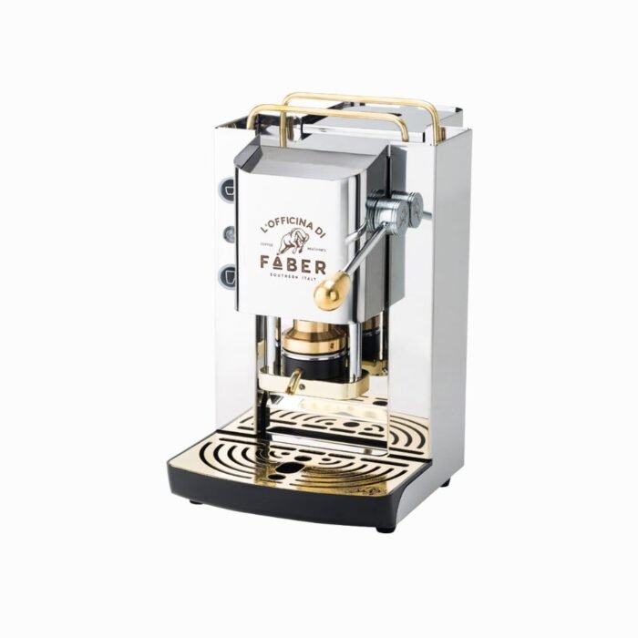 Kavos aparatas Pro Deluxe Zodiac, plieno pilkos spalvos, auksas: dizaino studija follow11.lt – Jovita Bingelytė