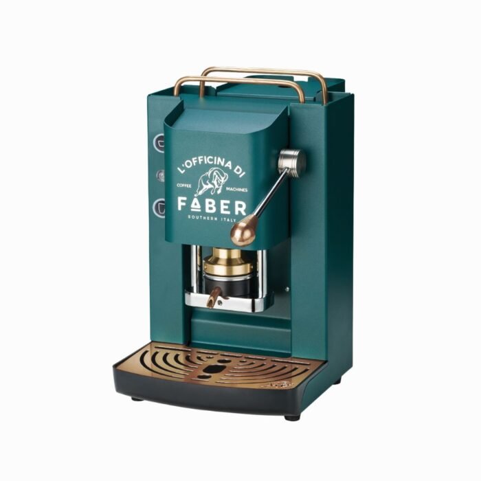 Kavos aparatas Pro Deluxe Zodiac, tamsiai žalia varis : dizaino studija follow11.lt – Jovita Bingelytė.