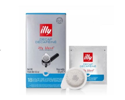 Kavos pagalvėlės E.S.E. Illy Espresso be kofeino, 18 vnt., 100% arabika: dizaino studija follow11.lt – Jovita Bingelytė