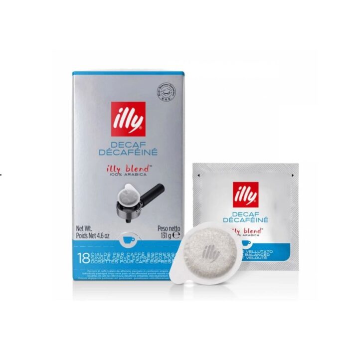 Kavos pagalvėlės E.S.E. Illy Espresso be kofeino, 18 vnt., 100% arabika: dizaino studija follow11.lt – Jovita Bingelytė