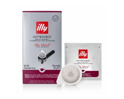 Kavos pagalvėlės Illy Espresso Dark, tamsaus skrudinimo arabika, 18 vnt. – dizaino studija follow11.lt – Jovita Bingelytė