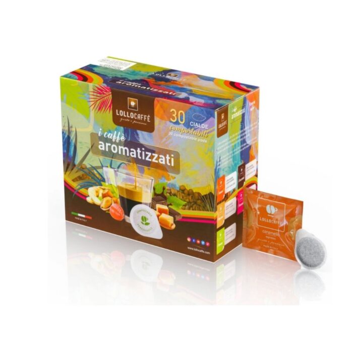Espresso kavos pagalvėlės Lollo Café Caramello, 30 vnt., E.S.E. tipo aparatams – dizaino studija follow11.lt – Jovita Bingelytė