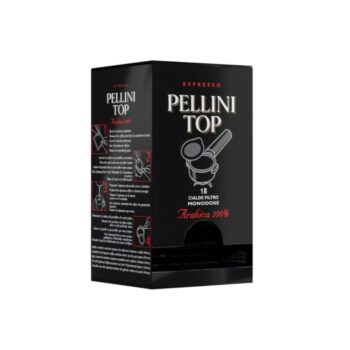 Švelniai skrudintos Pellini Top Espresso kavos pagalvėlės, 18 vnt., E.S.E. tipo aparatams – dizaino studija follow11.lt – Jovita Bingelytė