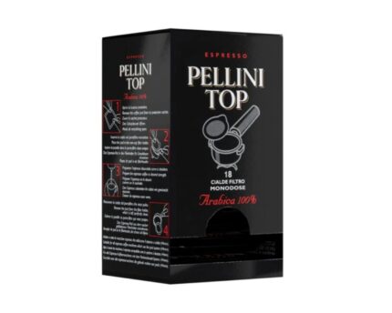 Švelniai skrudintos Pellini Top Espresso kavos pagalvėlės, 18 vnt., E.S.E. tipo aparatams – dizaino studija follow11.lt – Jovita Bingelytė