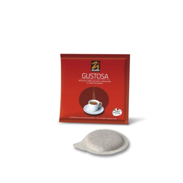 Kavos pagalvėlės Zicaffe Gustosa, Arabica ir Robusta mišinys, 150 vnt. – dizaino studija follow11.lt – Jovita Bingelytė