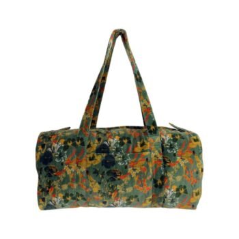 Kelioninis krepšys EMALIE Green – talpi ir praktiška kelioninė rankinė : dizaino studija follow11.lt – Jovita Bingelytė