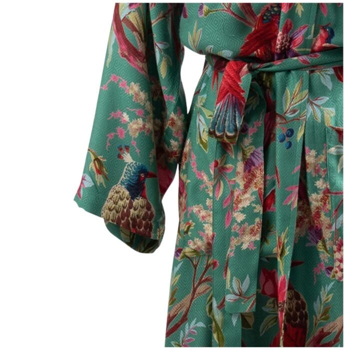 Kimono VIONA GREEN detalė – dizaino studija follow11.lt – Jovita Bingelytė