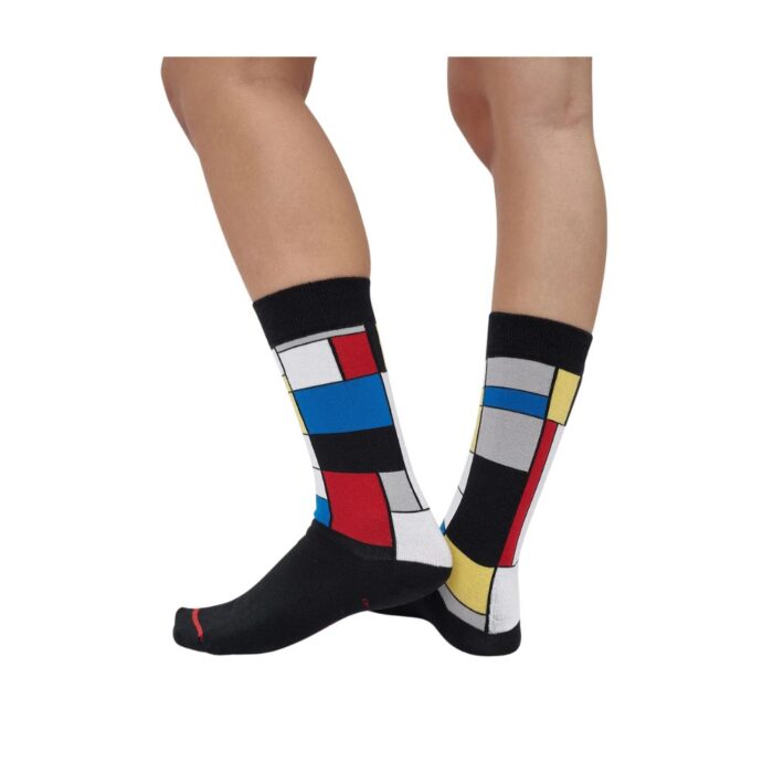 Kojinės Piet Mondrian – minimalistinis dizainas ir ryškios spalvos : dizaino studija follow11.lt – Jovita Bingelytė