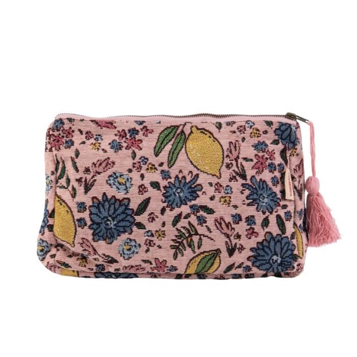 Kosmetinė LIMONA – kompaktiška, užsegama užtrauktuku, ideali dovana moteriai : dizaino studija follow11.lt – Jovita Bingelytė