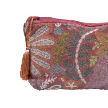 VIOLETTA kosmetinė – stilinga moteriška veliūrinė kosmetinė su užtrauktuku : dizaino studija follow11.lt – Jovita Bingelytė