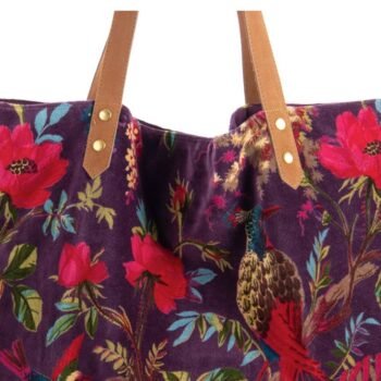 ARYA PURPLE pirkinių krepšys – pirkinių krepšys moterims, patogus, veliūrinis, marga : dizaino studija follow11.lt – Jovita Bingelytė