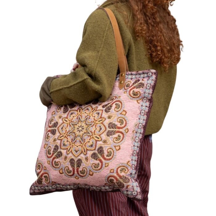 Pirkinių krepšys moterims ÉLANE – talpus, su vidine kišene ir tvirtomis petnešomis : dizaino studija follow11.lt – Jovita Bingelytė