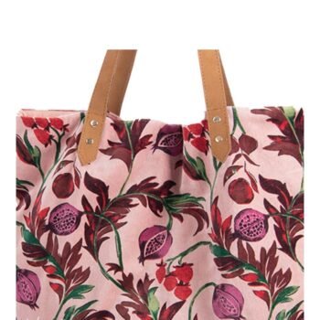 NOA PINK pirkinių krepšys – patogus, moteriškas, veliūrinis krepšys, marga rožinė : dizaino studija follow11.lt – Jovita Bingelytė