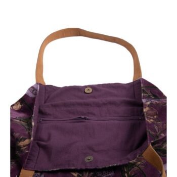 NOA PURPLE pirkinių krepšys – patogus, moteriškas, veliūrinis krepšys, marga violetinė : dizaino studija follow11.lt – Jovita Bingelytė