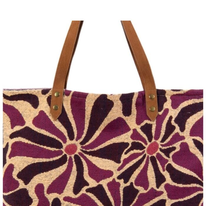 VERELLE pirkinių krepšys – stilingas moteriškas veliūro krepšys su ryškiomis gėlėmis : dizaino studija follow11.lt – Jovita Bingelytė