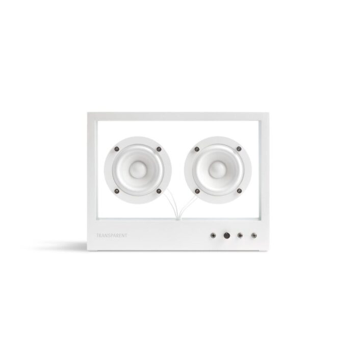 Garso kolonėlė Small Transparent Speaker : dizaino studija follow11.lt – Jovita Bingelytė