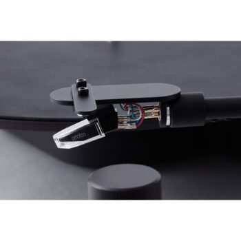 Vinilo plokštelių grotuvas Transparent Turntable, Juodas : dizaino studija follow11.lt – Jovita Bingelytė