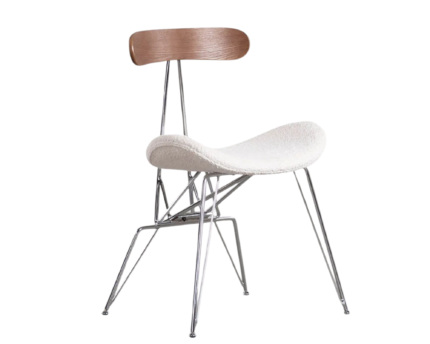 Valgomojo kėdė BRUN CHROME