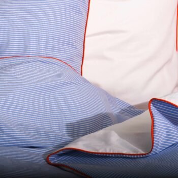 BLUE STRIPE patalynė iš 100% organinės medvilnės | dizaino studija follow11.lt - Jovita Bingelytė