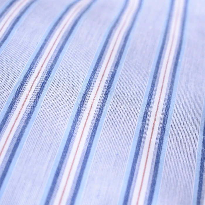 BLUE SHIRT STRIPE patalynė įkvėpta kokybiškų vyriškų marškinių estetikos | dizaino studija follow11.lt - Jovita Bingelytė
