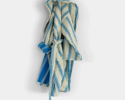 Medvilninis chalatas AQUA BLUE