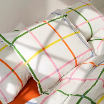 Pagalvės užvalkalas COLOR su geometriniu raštu | dizaino studija follow11.lt - Jovita Bingelytė