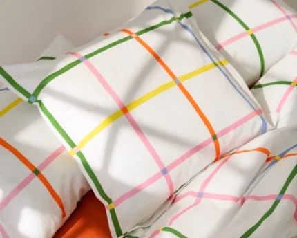 Pagalvės užvalkalas COLOR su geometriniu raštu | dizaino studija follow11.lt - Jovita Bingelytė