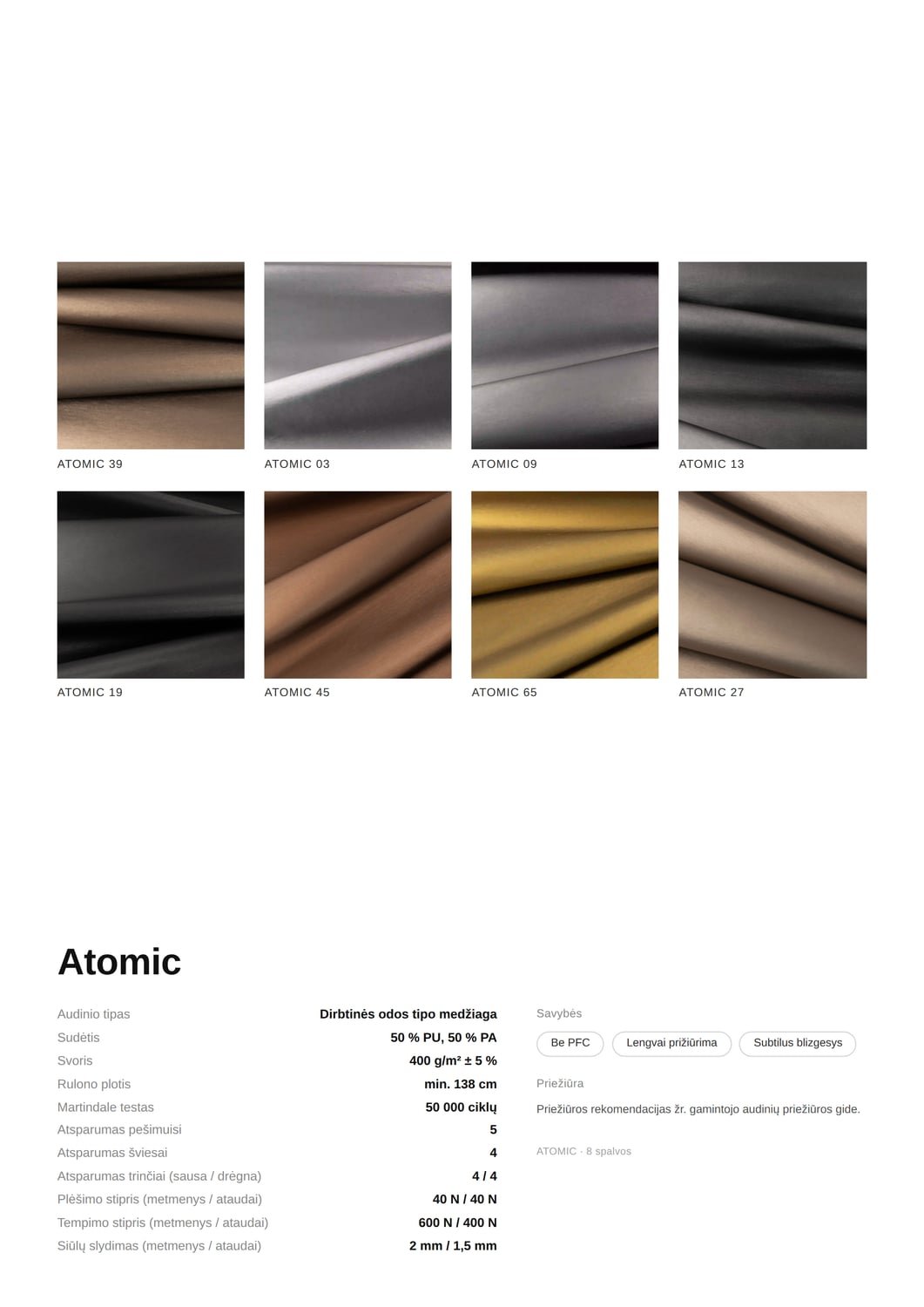 Audinys ATOMIC