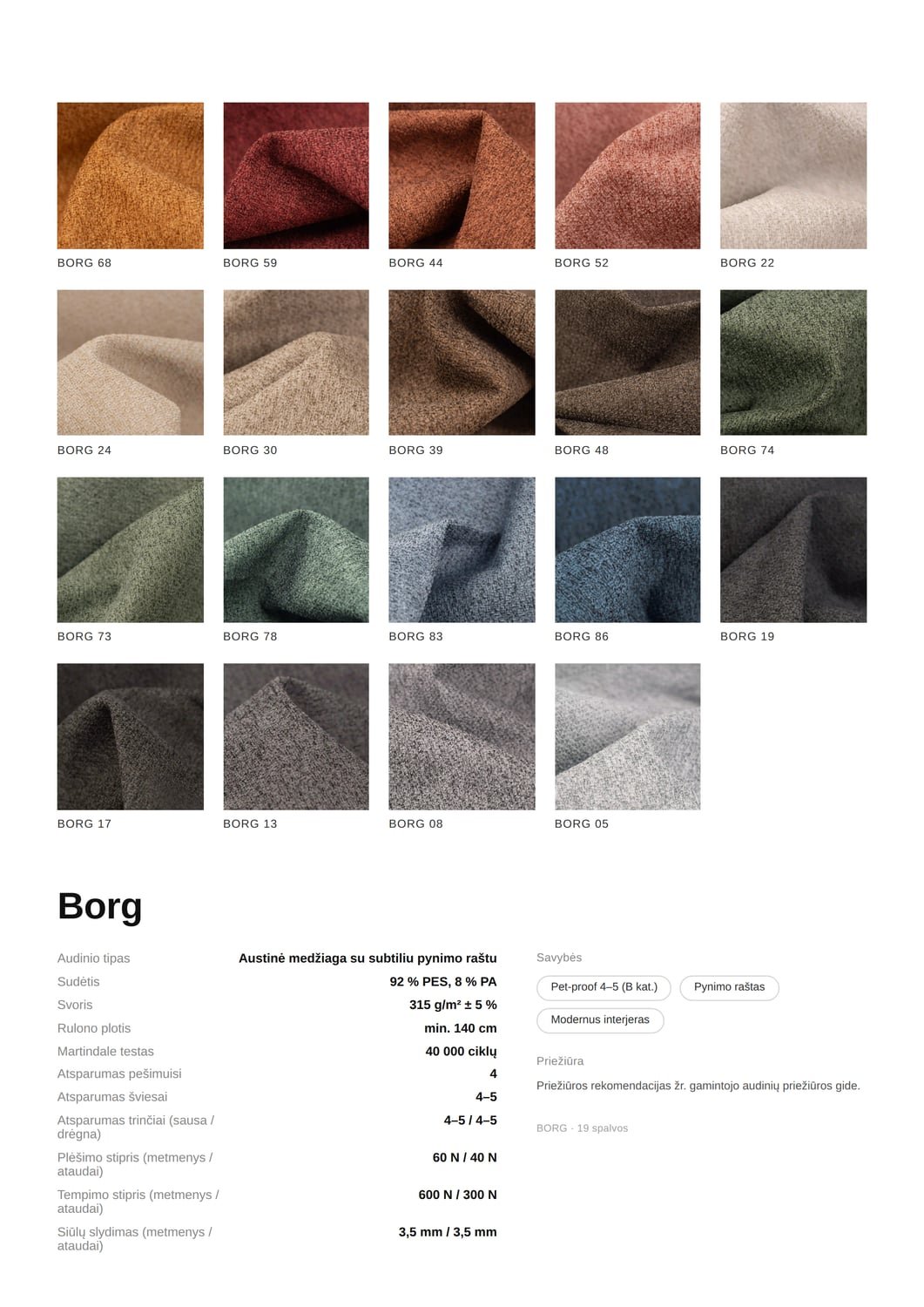 Audinys BORG
