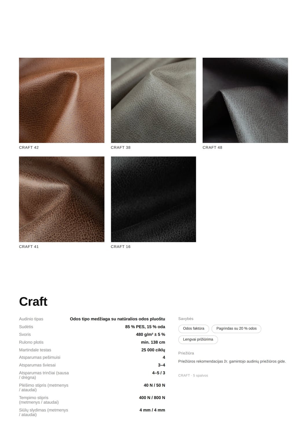 Audinys CRAFT