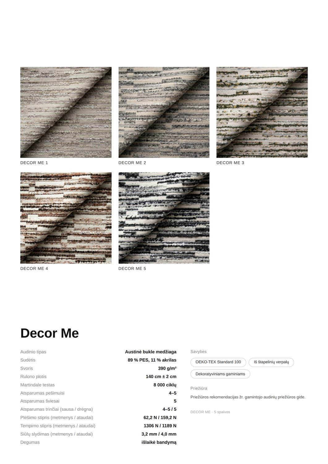 Audinys DECOR ME
