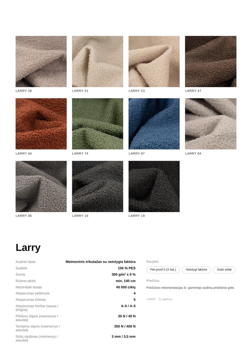 Audinys LARRY