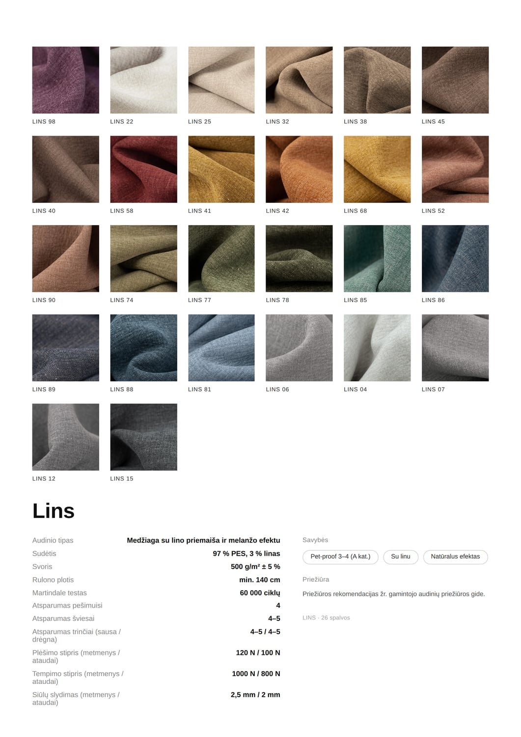 Audinys LINS