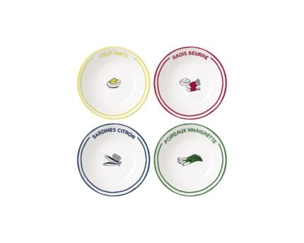 BOUILLON lėkštučių rinkinys (4 vnt), UŽKANDŽIAI