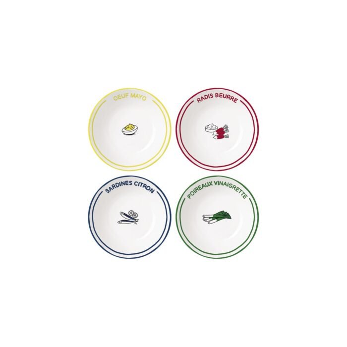 BOUILLON lėkštučių rinkinys (4 vnt), UŽKANDŽIAI