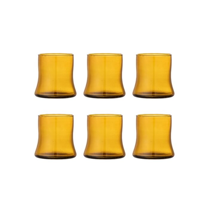 FLORENTINE stiklinių rinkinys (6 vnt), BROWN