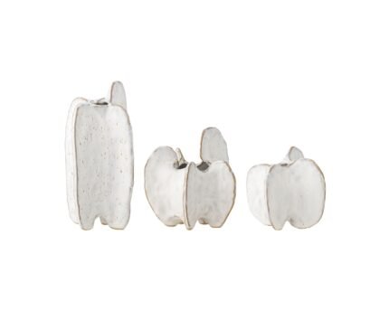 JAYCE vazų rinkinys (3 vnt), WHITE