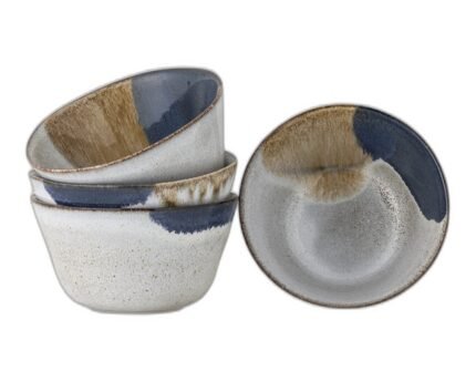 Jules Bowl, Multipack, Blue, Stoneware