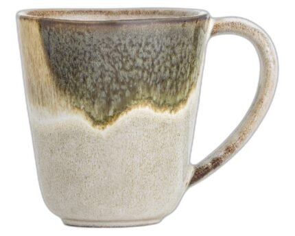 Jules Mug, Green, Stoneware