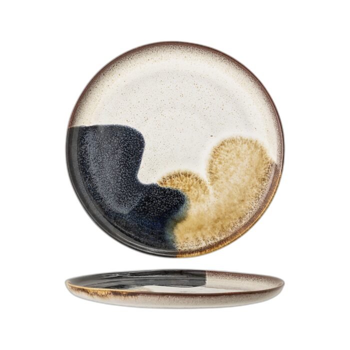 Jules Plate, Blue, Stoneware