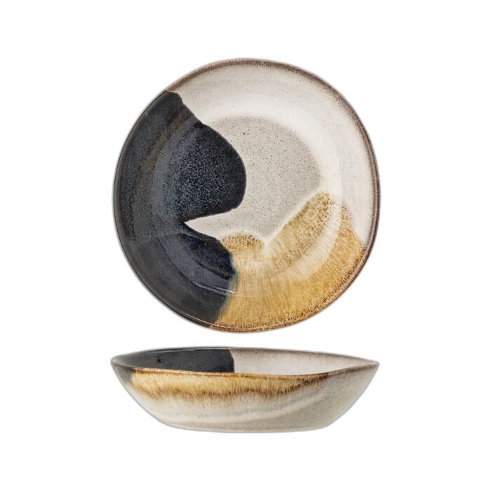 Jules Plate Deep, Blue, Stoneware