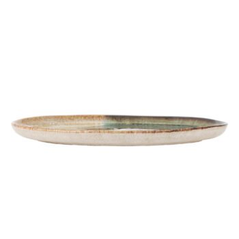 Jules Plate, Green, Stoneware